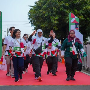 Race photo from WALK FOR PALESTINE