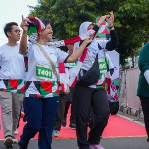 Race photo from WALK FOR PALESTINE