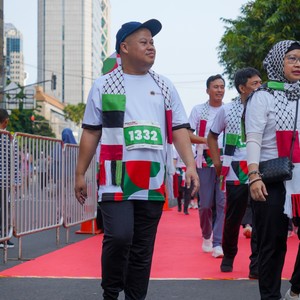 Race photo from WALK FOR PALESTINE