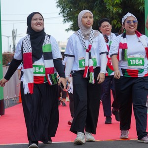 Race photo from WALK FOR PALESTINE