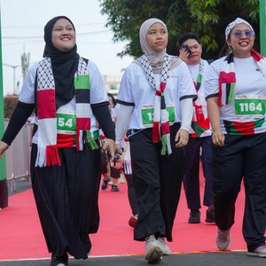 Race photo from WALK FOR PALESTINE