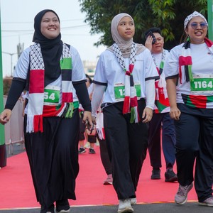 Race photo from WALK FOR PALESTINE