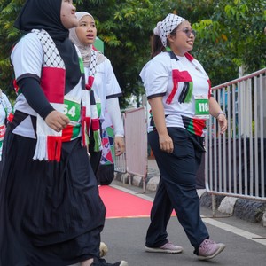 Race photo from WALK FOR PALESTINE