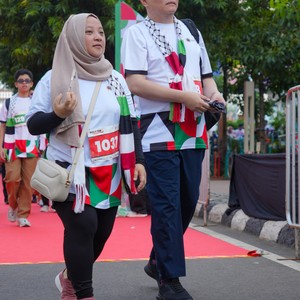 Race photo from WALK FOR PALESTINE
