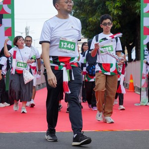 Race photo from WALK FOR PALESTINE