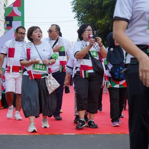Race photo from WALK FOR PALESTINE