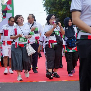 Race photo from WALK FOR PALESTINE