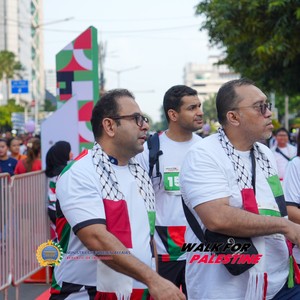 Race photo from WALK FOR PALESTINE