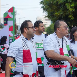 Race photo from WALK FOR PALESTINE