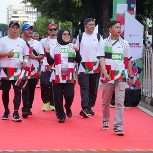 Race photo from WALK FOR PALESTINE