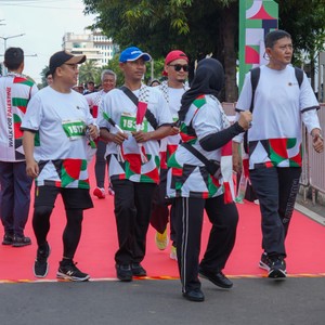 Race photo from WALK FOR PALESTINE