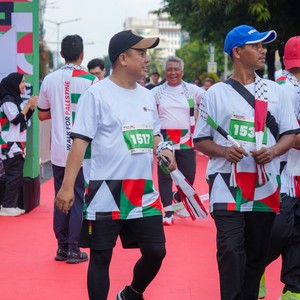 Race photo from WALK FOR PALESTINE