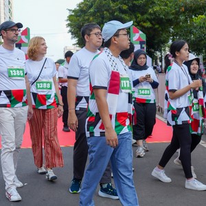 Race photo from WALK FOR PALESTINE