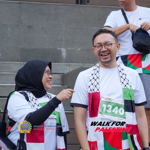 Race photo from WALK FOR PALESTINE