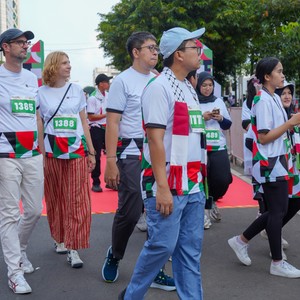 Race photo from WALK FOR PALESTINE