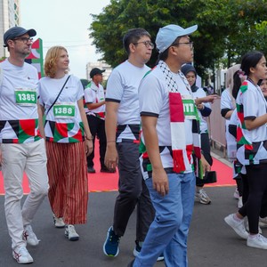 Race photo from WALK FOR PALESTINE