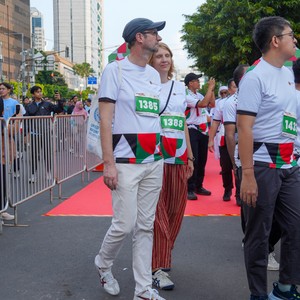 Race photo from WALK FOR PALESTINE