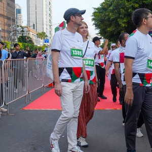 Race photo from WALK FOR PALESTINE
