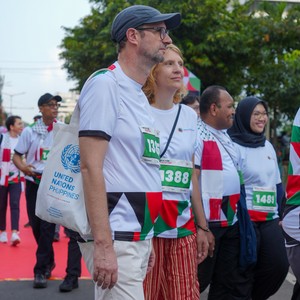 Race photo from WALK FOR PALESTINE