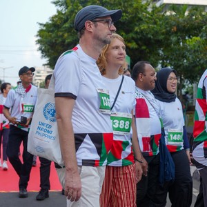 Race photo from WALK FOR PALESTINE
