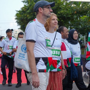 Race photo from WALK FOR PALESTINE