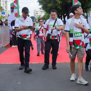 Race photo from WALK FOR PALESTINE
