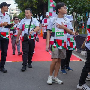Race photo from WALK FOR PALESTINE