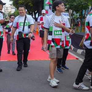 Race photo from WALK FOR PALESTINE