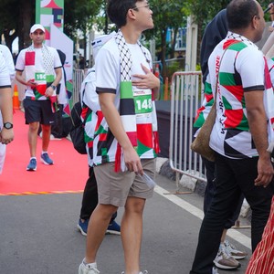 Race photo from WALK FOR PALESTINE