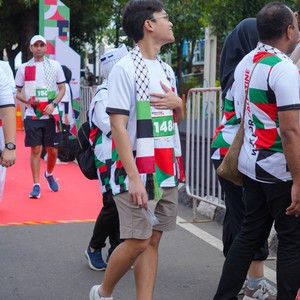 Race photo from WALK FOR PALESTINE