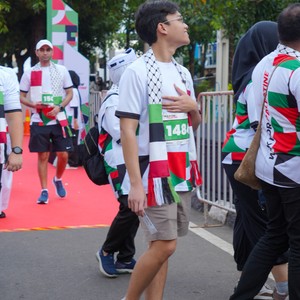 Race photo from WALK FOR PALESTINE