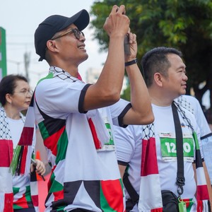 Race photo from WALK FOR PALESTINE