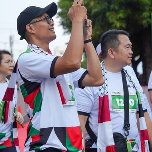 Race photo from WALK FOR PALESTINE