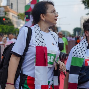 Race photo from WALK FOR PALESTINE