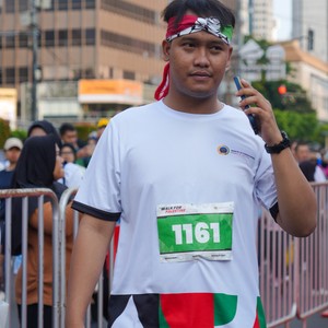 Race photo from WALK FOR PALESTINE