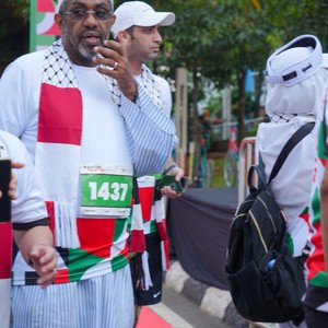 Race photo from WALK FOR PALESTINE