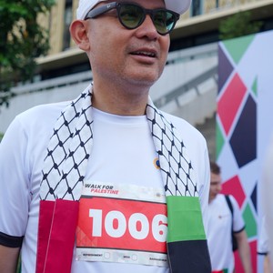 Race photo from WALK FOR PALESTINE