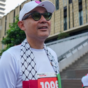Race photo from WALK FOR PALESTINE