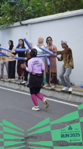 Race photo from Mangkunegaran Run 2025