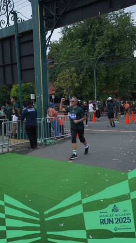 Race photo from Mangkunegaran Run 2025