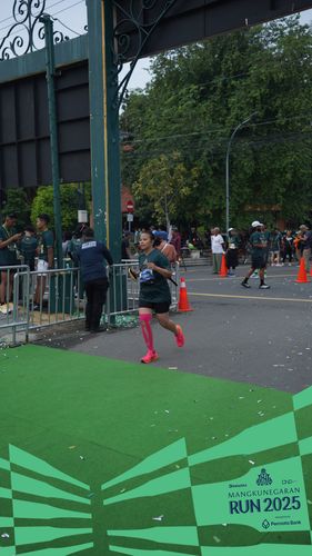 Race photo from Mangkunegaran Run 2025