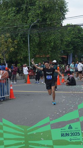 Race photo from Mangkunegaran Run 2025