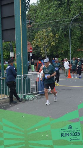 Race photo from Mangkunegaran Run 2025