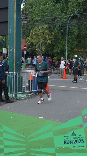 Race photo from Mangkunegaran Run 2025
