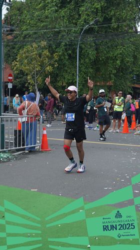 Race photo from Mangkunegaran Run 2025