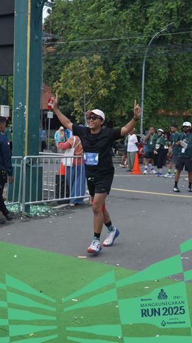 Race photo from Mangkunegaran Run 2025