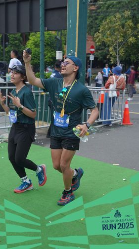 Race photo from Mangkunegaran Run 2025