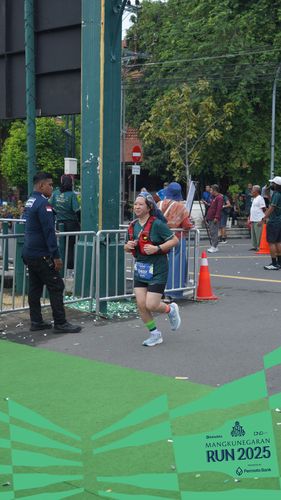 Race photo from Mangkunegaran Run 2025