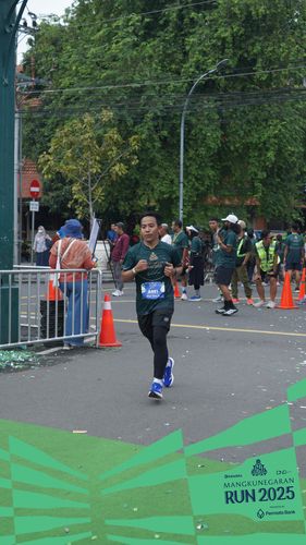 Race photo from Mangkunegaran Run 2025