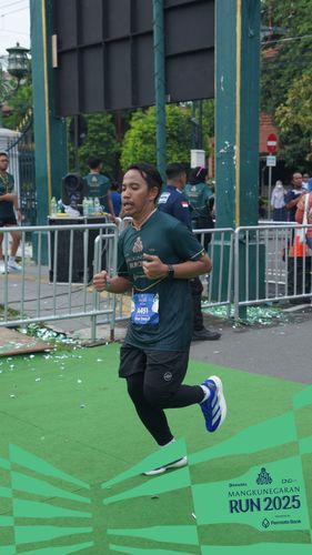 Race photo from Mangkunegaran Run 2025
